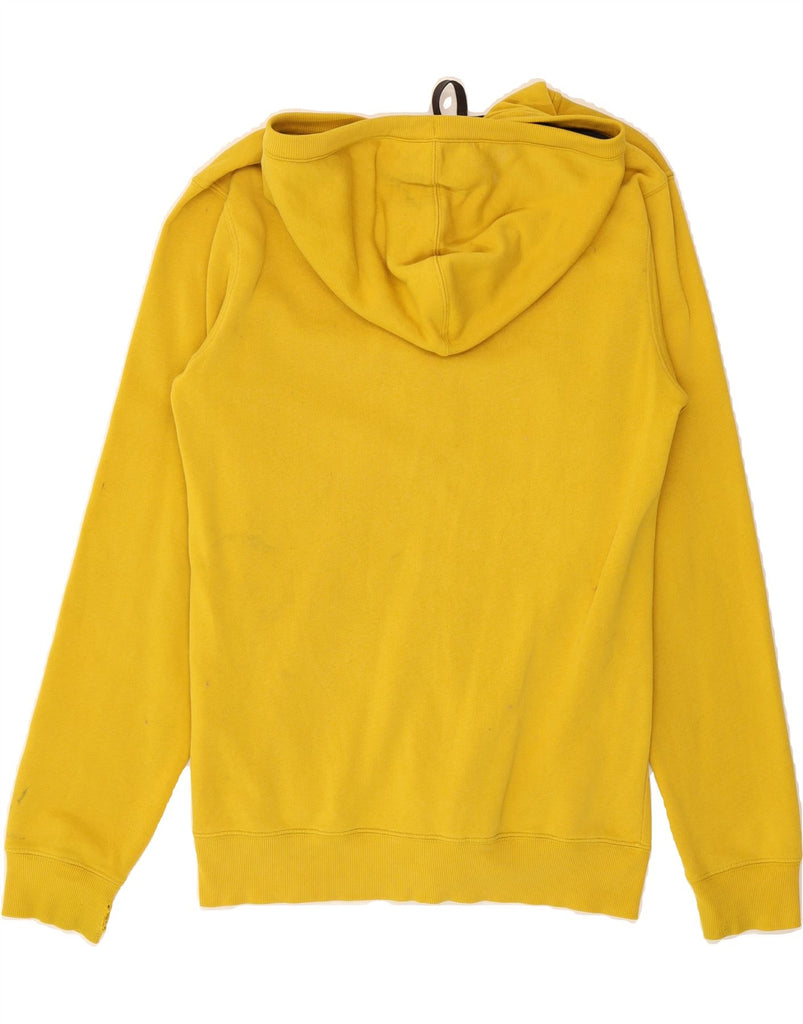 VANS Mens Graphic Zip Hoodie Sweater Small Yellow Cotton Vintage Vans and Second-Hand Vans from Messina Hembry 
