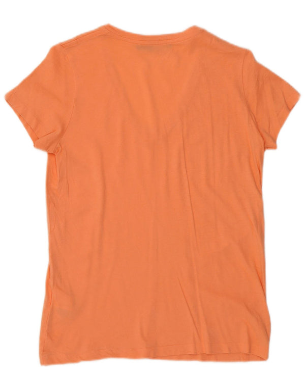 Polo Ralph Lauren Womens T-Shirt Top Small Orange Cotton