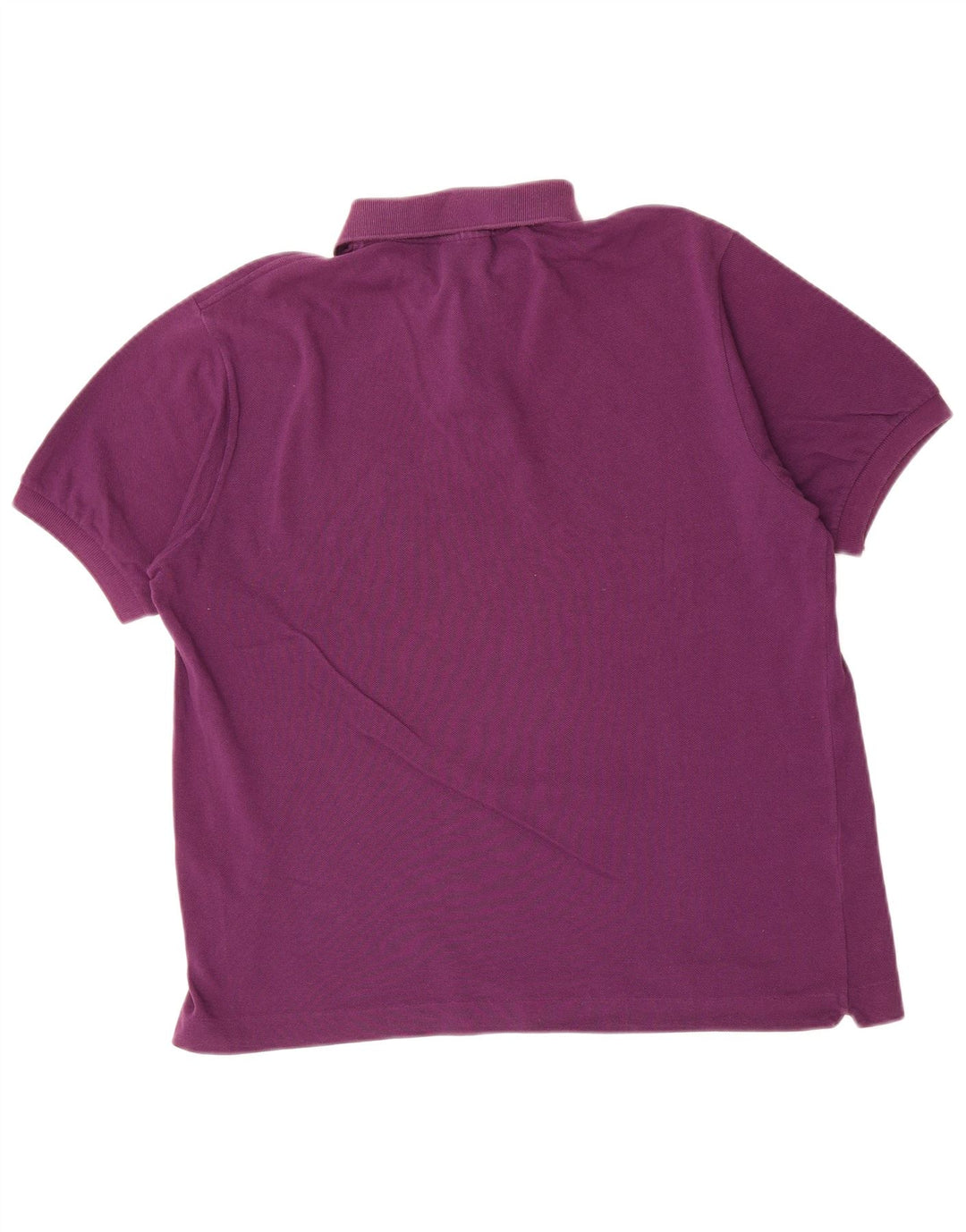 LACOSTE Mens Polo Shirt Size 5 Large Maroon Cotton