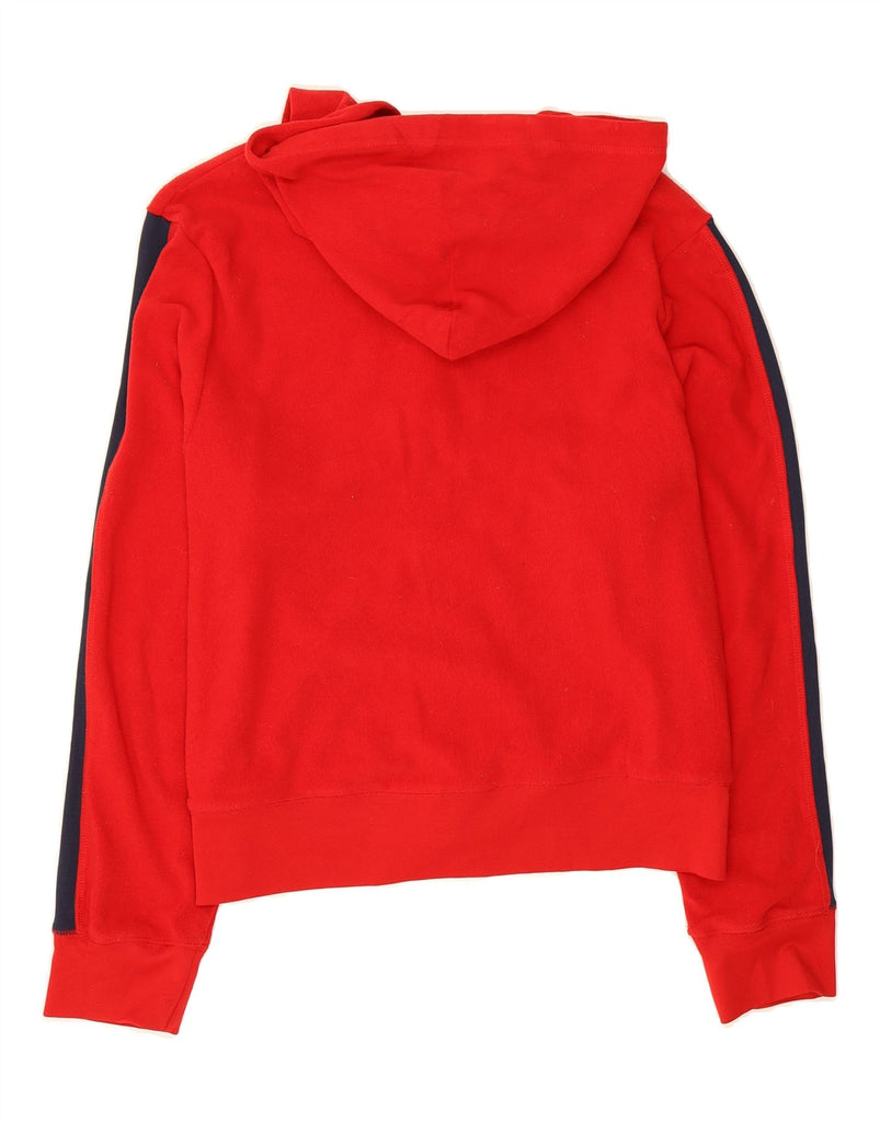 REEBOK Womens Zip Hoodie Sweater UK 18 XL Red Polyester Vintage Reebok and Second-Hand Reebok from Messina Hembry 
