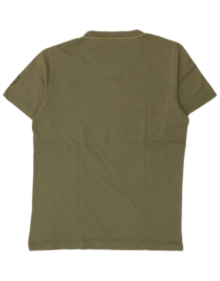 G-Star Mens Graphic T-Shirt Top Medium Khaki Cotton