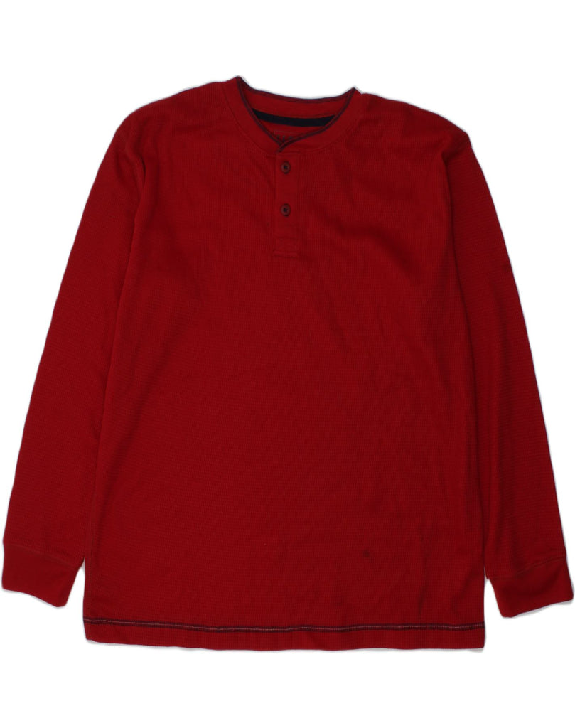 L.L.BEAN Boys Top Long Sleeve 14-15 Years Large Red Polyester | Vintage L.L.Bean | Thrift | Second-Hand L.L.Bean | Used Clothing | Messina Hembry 