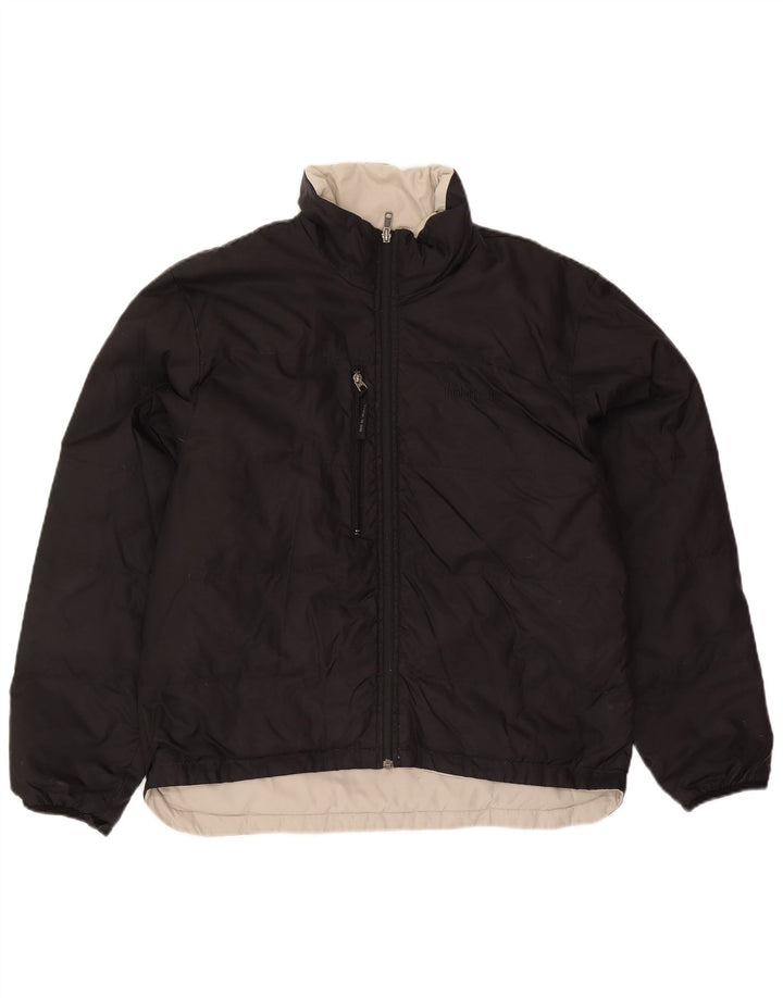 Timberland Mens Reversible Padded Jacket UK 40 Large Black Nylon