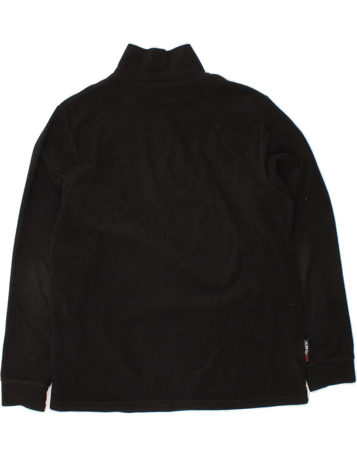 INVICTA Mens Zip Neck Fleece Jumper Medium Black Polyester Vintage Invicta and Second-Hand Invicta from Messina Hembry 