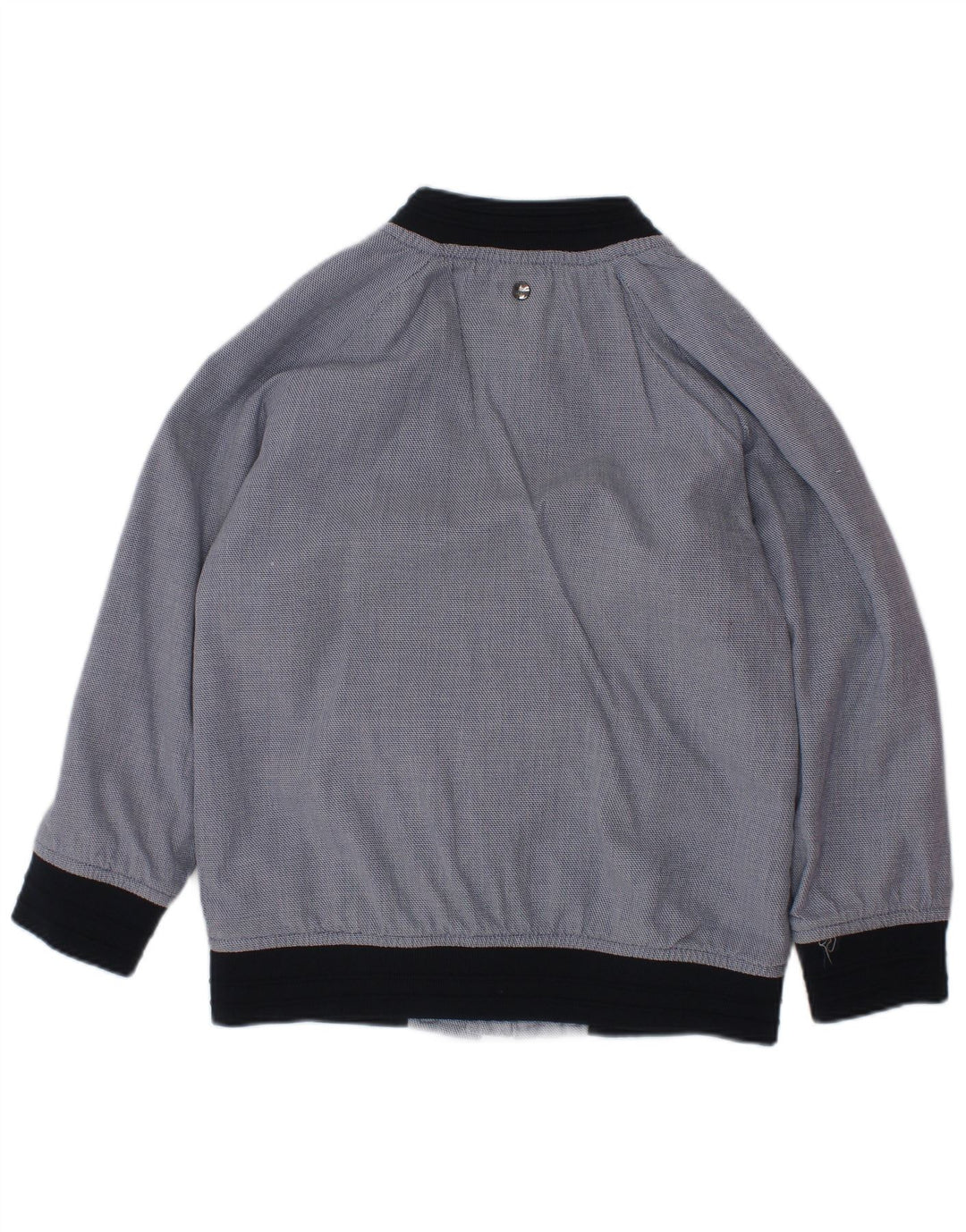 TED BAKER Boys Bomber Jacket 4-5 Years Navy Blue Colourblock Cotton