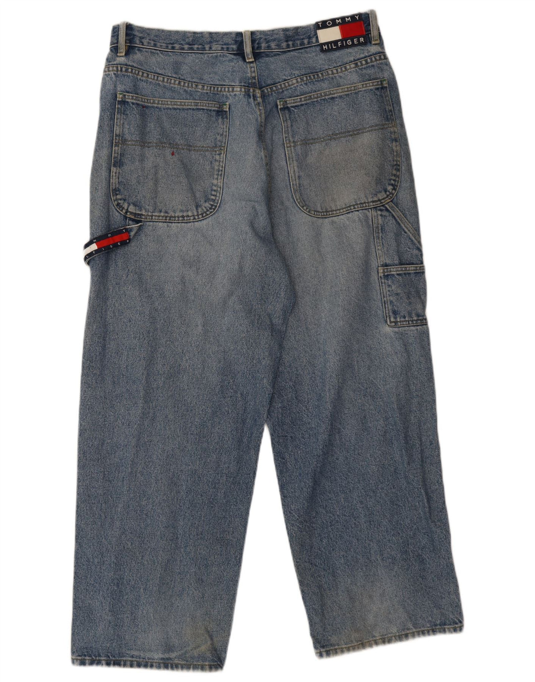 Tommy Hilfiger Mens Straight Jeans W36 L30 Blue Cotton