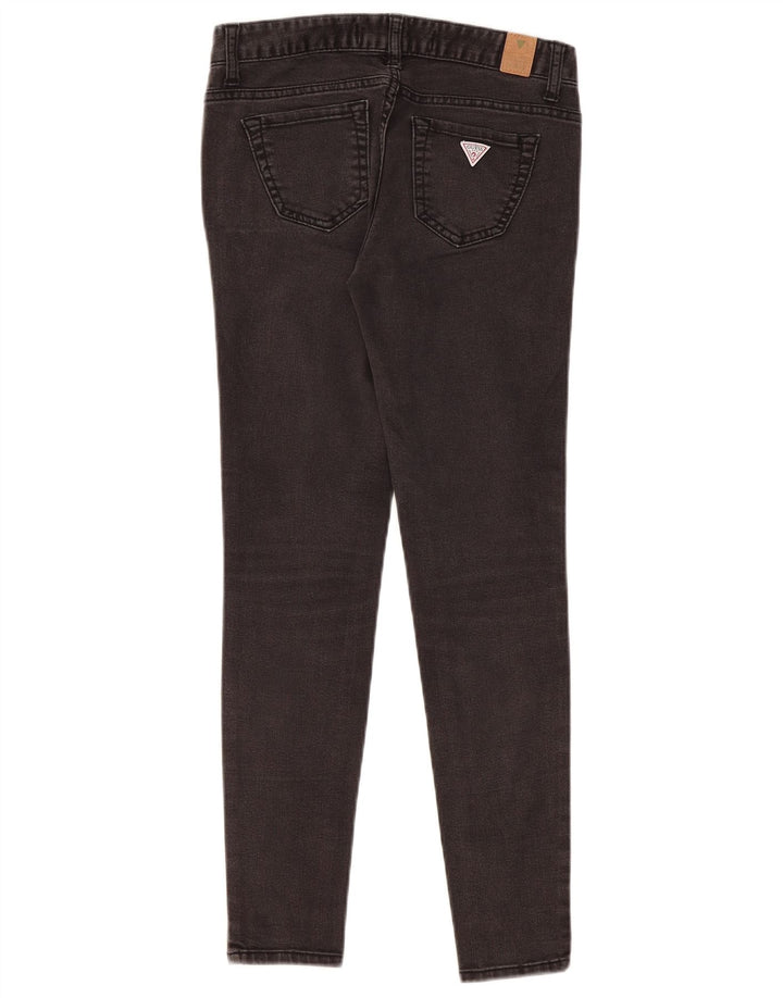 GUESS Womens Skinny Jeans W27 L28 Grey Cotton