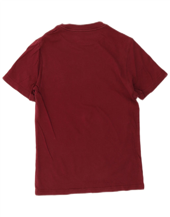 Vans Boys Graphic T-Shirt Top 8-9 Years Small Burgundy
