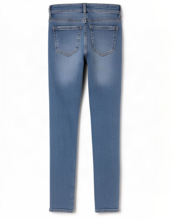 Zara Womens Distressed Skinny Jeans EU 38 Small W28 L28 Blue Cotton