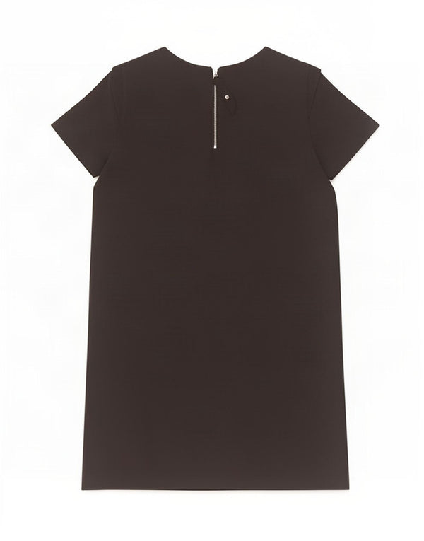 Zara Womens Shift Dress UK 10 Small Black Polyester