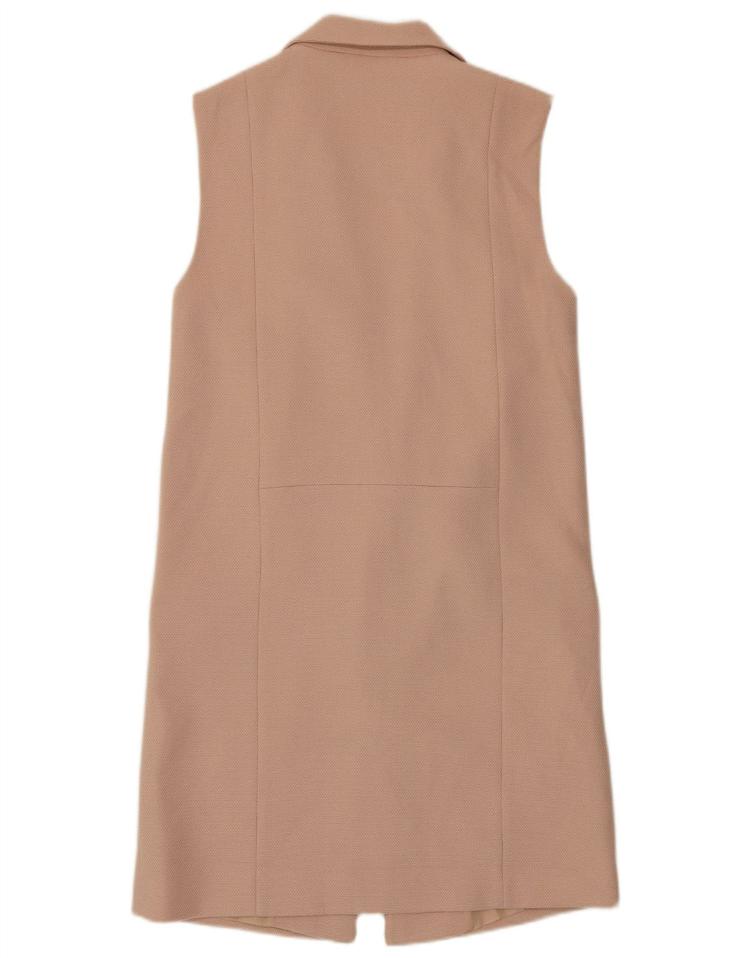 Oasis Womens Longline Waistcoat UK 8 Small  Pink Polyester