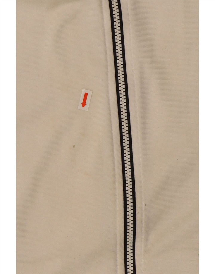 Adidas Mens Tracksuit Top Jacket UK 46/48 XL White Polyester