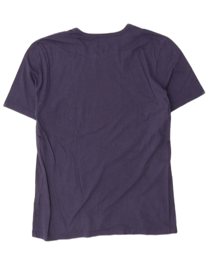 Hugo Boss Mens T-Shirt Top Medium Navy Blue Cotton