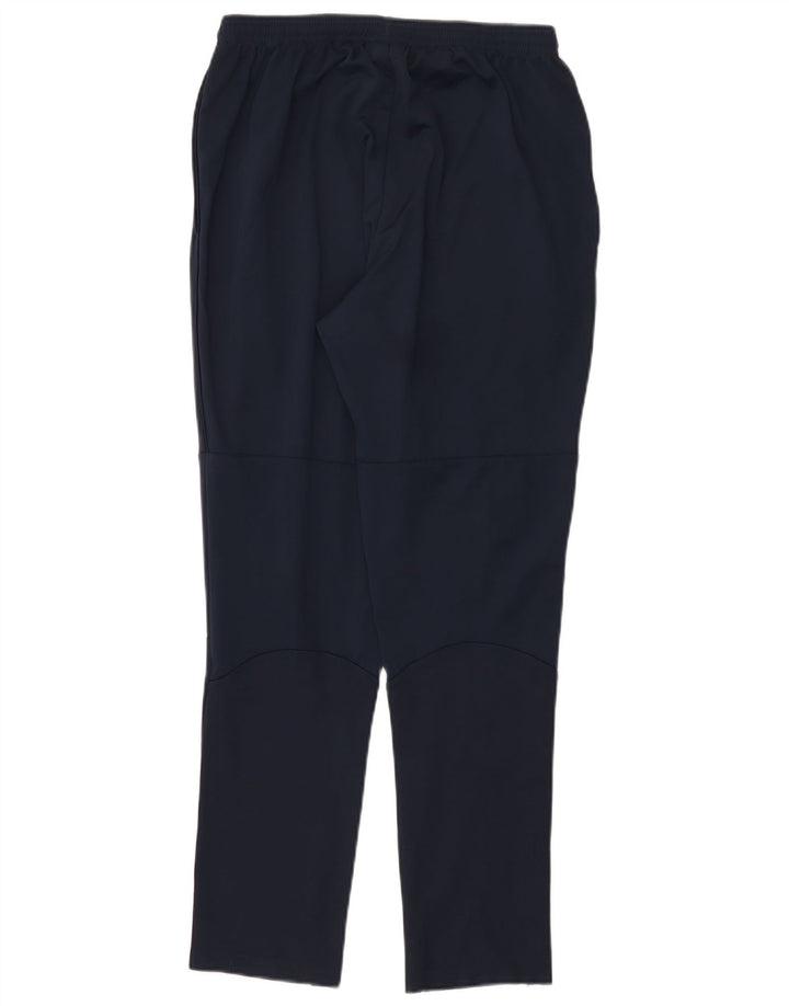 Nike Mens Dri Fit Tracksuit Trousers Medium Navy Blue Polyester