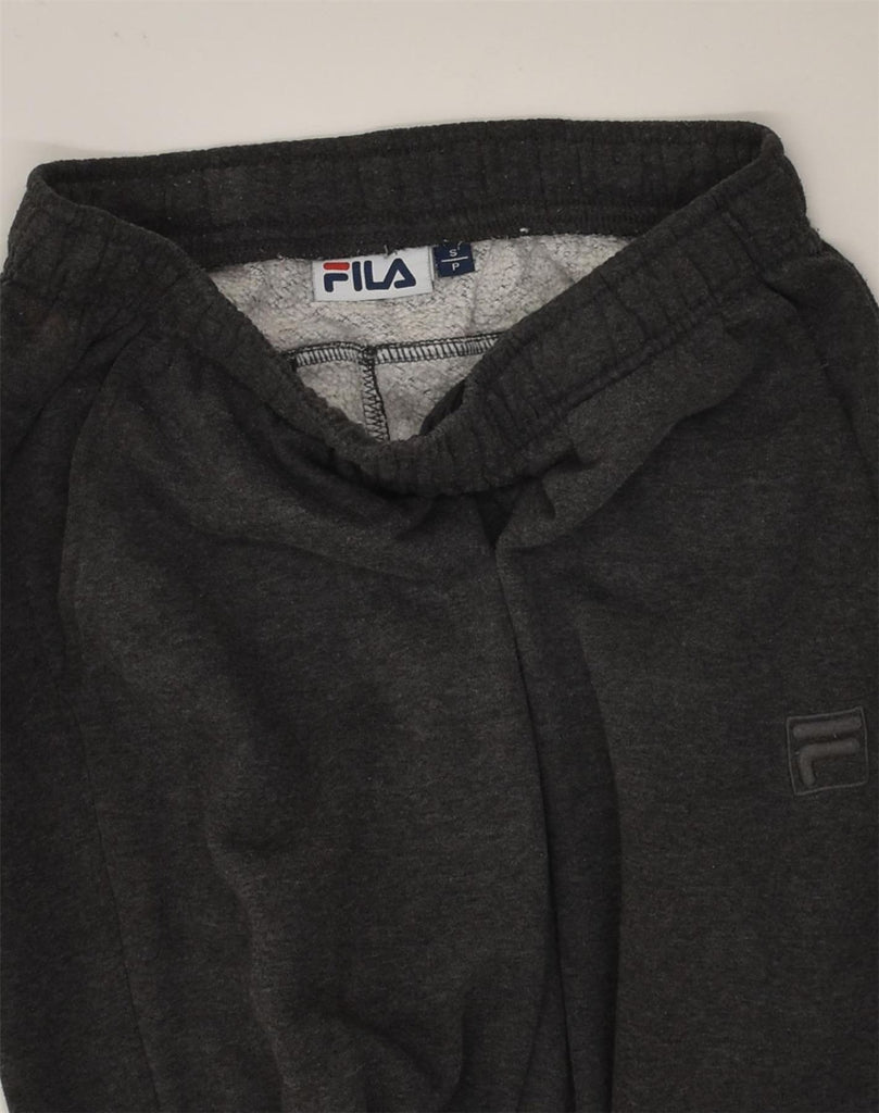 FILA Mens Tracksuit Trousers Small Grey Cotton | Vintage Fila | Thrift | Second-Hand Fila | Used Clothing | Messina Hembry 