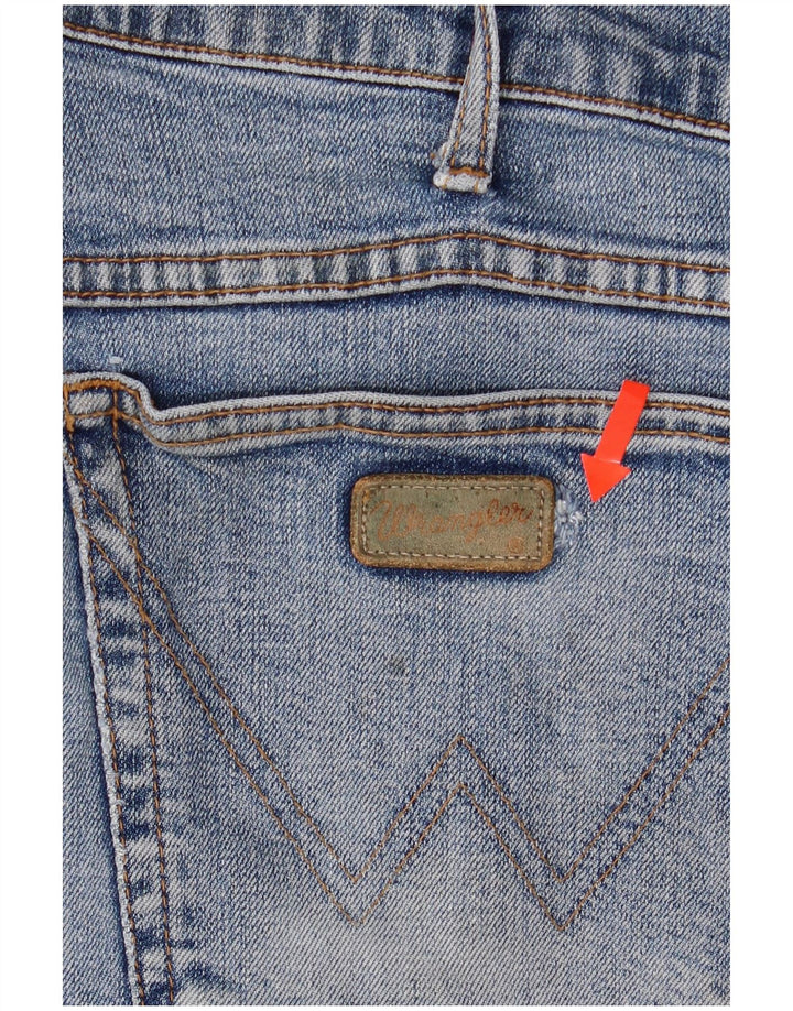 Wrangler Mens Straight Jeans W34 L33 Blue