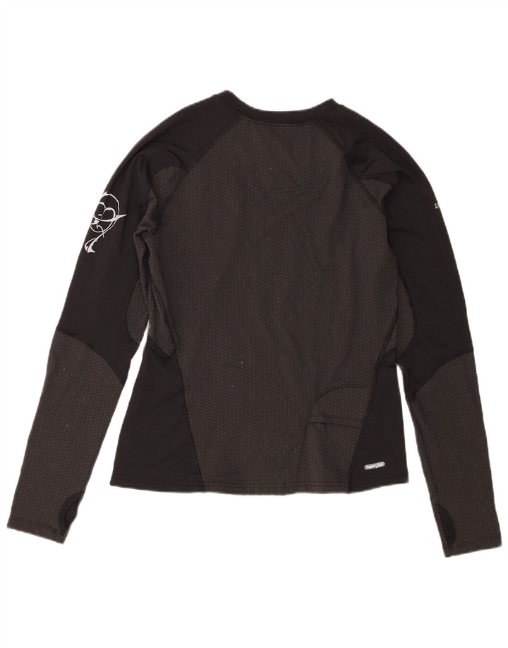 The North Face Womens Graphic Top Long Sleeve UK 14 Medium Black