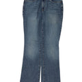 EDDIE BAUER Womens Slightly Curvy Bootcut Jeans US 8 Medium W32 L34 Blue