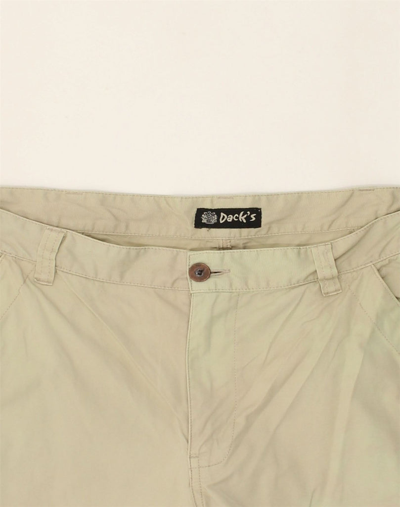 DACK'S Mens Casual Shorts IT 52 XL W36 Beige Cotton | Vintage Dack's | Thrift | Second-Hand Dack's | Used Clothing | Messina Hembry 