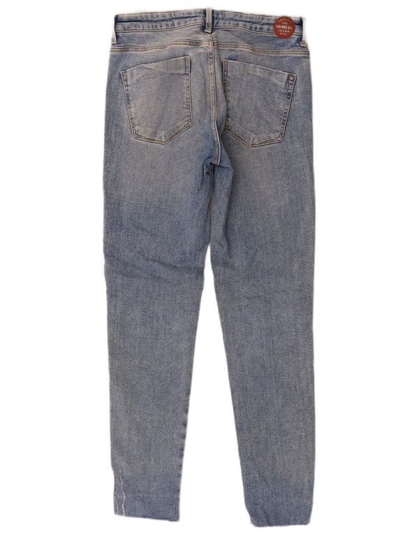 Zara Womens Distressed Skinny Jeans EU 38 Small W28 L28 Blue Cotton