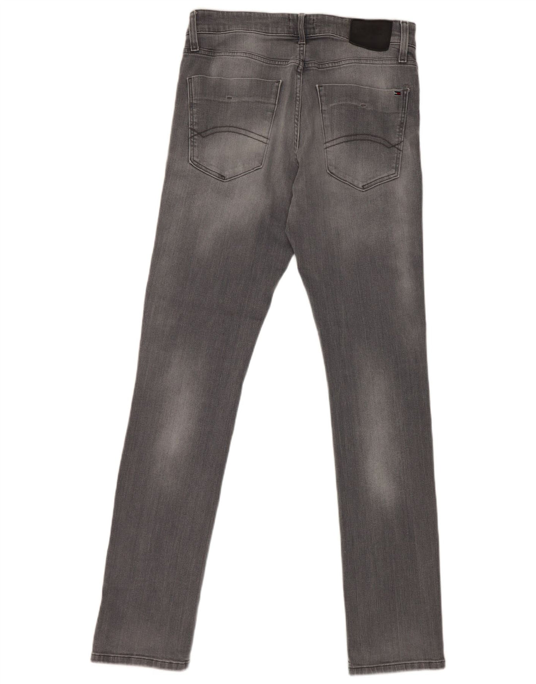Tommy Hilfiger Mens Slim Jeans W33 L34 Grey Cotton