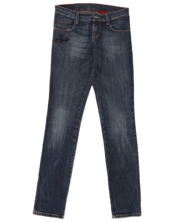 Levi's Girls Slim Jeans 13-14 Years W26 L30 Blue Cotton
