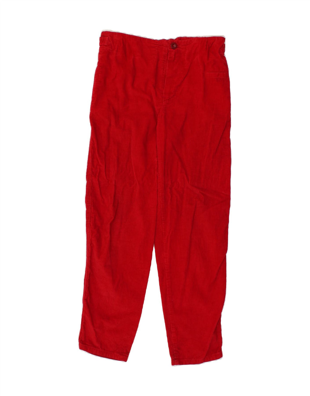PEPPERINO Womens Slim Corduroy Trousers W30 L29 Red Vintage Pepperino and Second-Hand Pepperino from Messina Hembry 