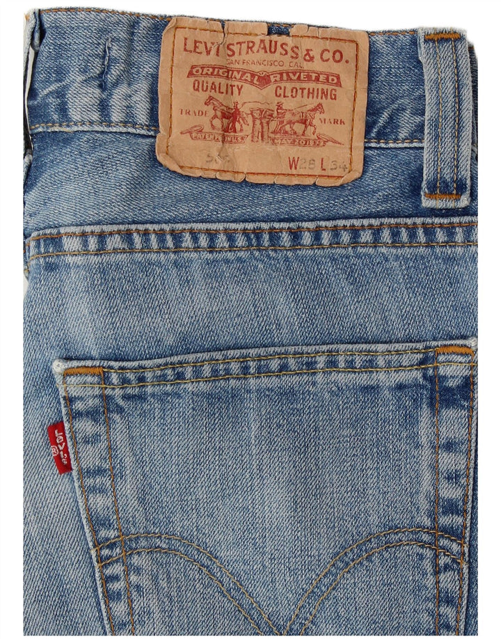 LEVI'S Womens 506 Standard Fit Denim Shorts W28 Medium  Blue