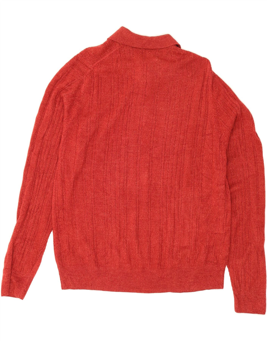 DOCKERS Mens Polo Neck Jumper Sweater XL Red Acrylic Vintage Dockers and Second-Hand Dockers from Messina Hembry 