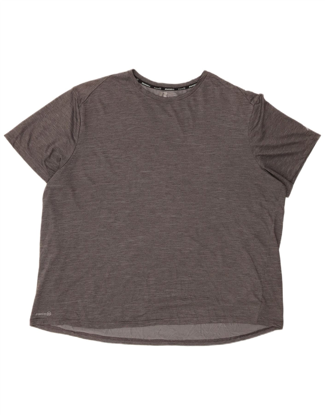 RUSSELL ATHLETIC Mens T-Shirt Top 2XL Grey Polyester