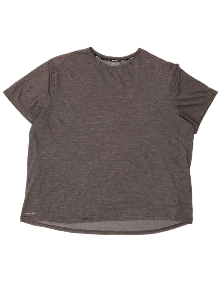 RUSSELL ATHLETIC Mens T-Shirt Top 2XL Grey Polyester