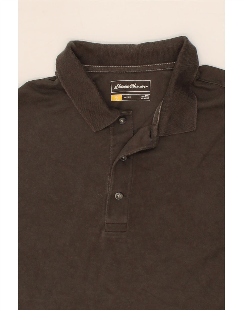 EDDIE BAUER Mens Polo Shirt XL Grey Cotton Vintage Eddie Bauer and Second-Hand Eddie Bauer from Messina Hembry 