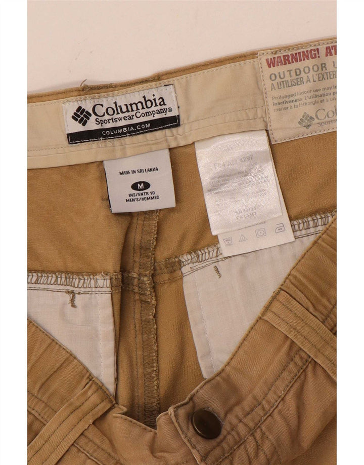 Columbia Mens Cargo Shorts Medium W32 Beige Cotton