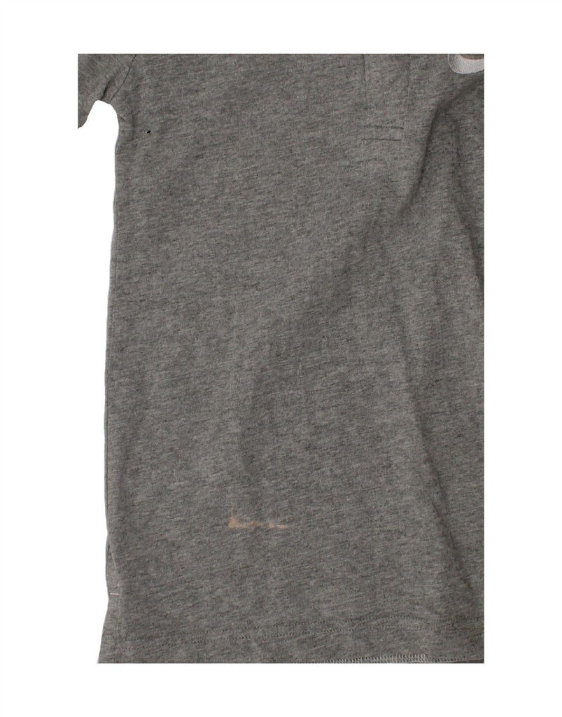 NIKE Boys Polo Shirt 6-7 Years XS Grey Cotton Vintage Nike and Second-Hand Nike from Messina Hembry 