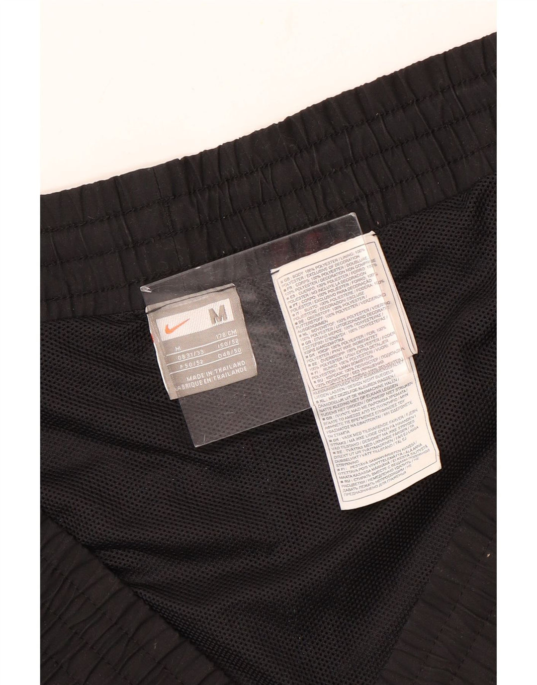 NIKE Mens Graphic Sport Shorts Medium  Black Polyester