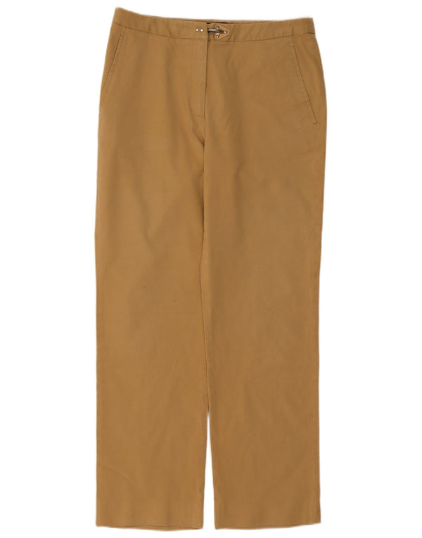 Fay Womens High Waist Straight Chino Trousers IT 46 Large W30 L28 Beige