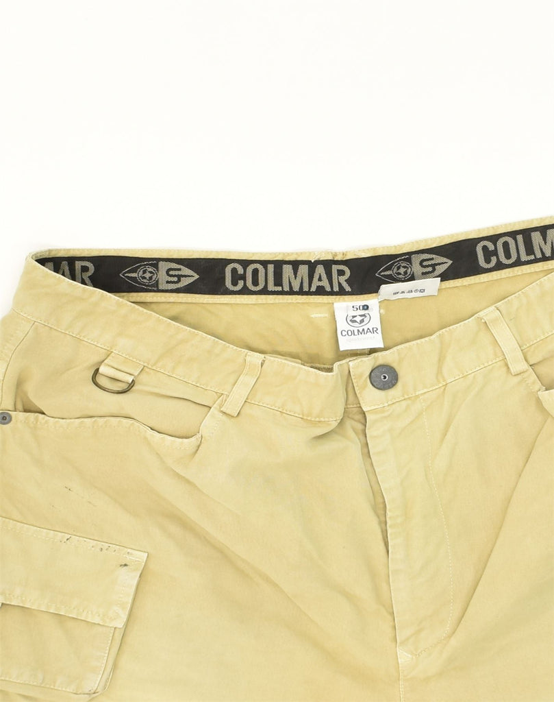 COLMAR Mens Cargo Shorts IT 50 Large W34 Beige Cotton | Vintage Colmar | Thrift | Second-Hand Colmar | Used Clothing | Messina Hembry 