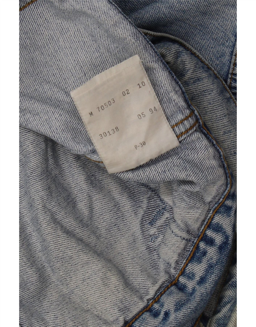 Levi's Mens Denim Jacket UK 38 Medium Blue Cotton