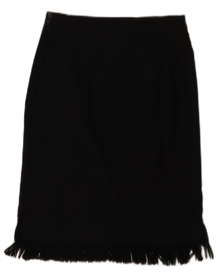 PIMKIE Womens Midi Skirt EU 34 XS W24  Black Viscose