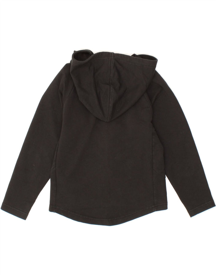 PUMA Girls Zip Hoodie Sweater 5-6 Years Black Cotton Vintage Puma and Second-Hand Puma from Messina Hembry 