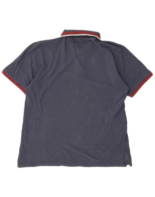 North Sails Mens Polo Shirt Large Navy Blue Cotton