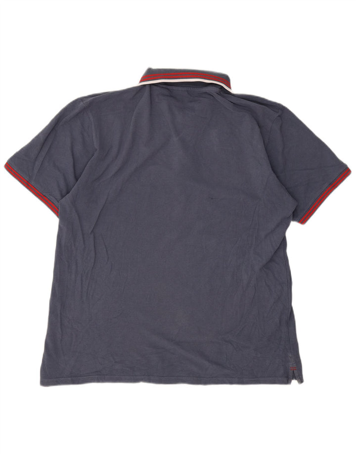 North Sails Mens Polo Shirt Large Navy Blue Cotton