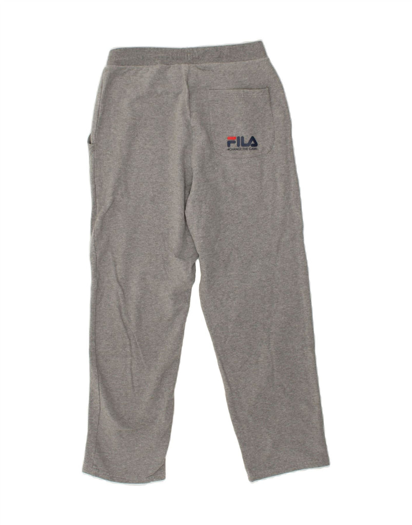 FILA Mens Tracksuit Trousers Medium Grey Cotton | Vintage Fila | Thrift | Second-Hand Fila | Used Clothing | Messina Hembry 