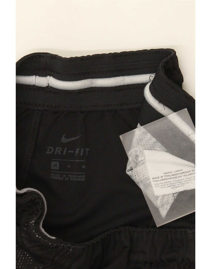Nike Mens Dri Fit Graphic Sport Shorts Medium Black Polyester