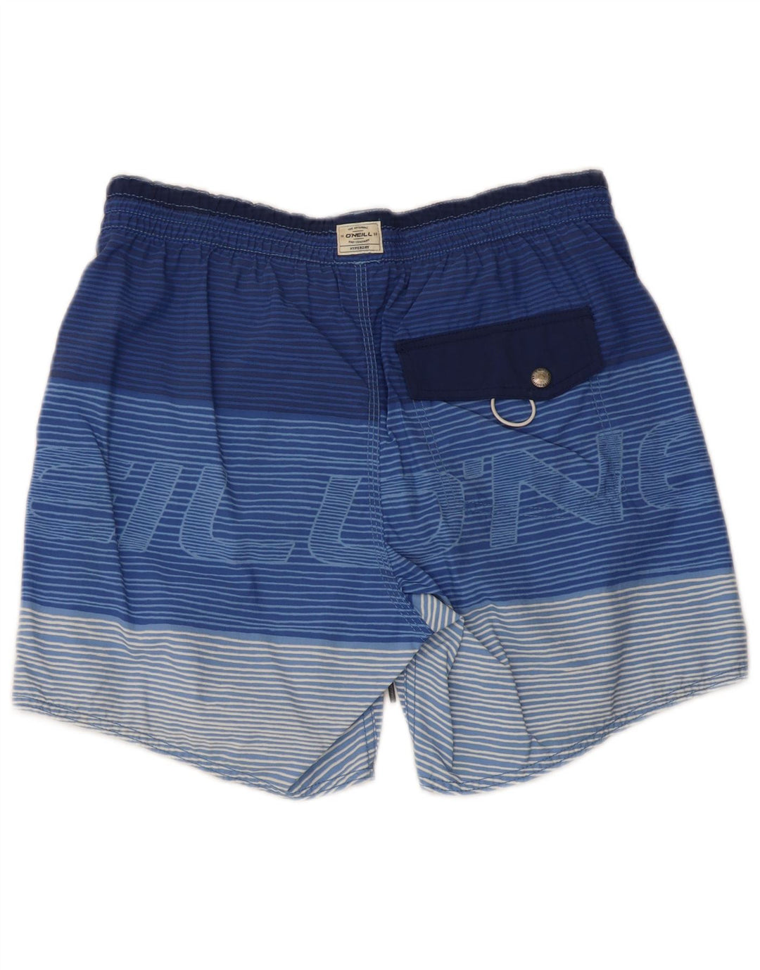 O'Neill Mens Graphic Swimming Shorts Medium Blue Striped