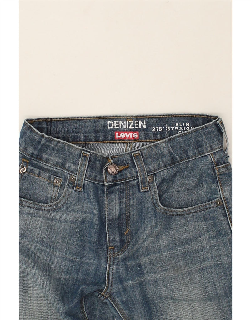 LEVI'S Boys Denizen Slim Straight Jeans 9-10 Years W24 L25  Blue Cotton | Vintage Levi's | Thrift | Second-Hand Levi's | Used Clothing | Messina Hembry 