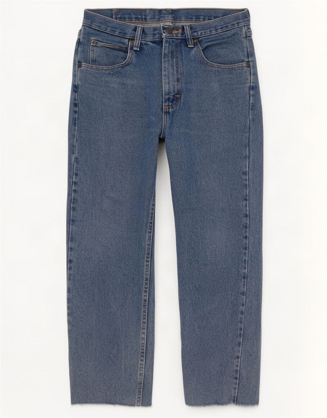 Wrangler Mens Straight Jeans W31 L27 Blue Cotton