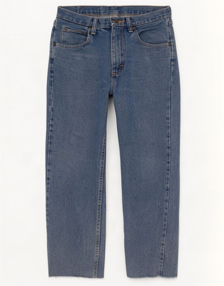 Wrangler Mens Straight Jeans W31 L27 Blue Cotton