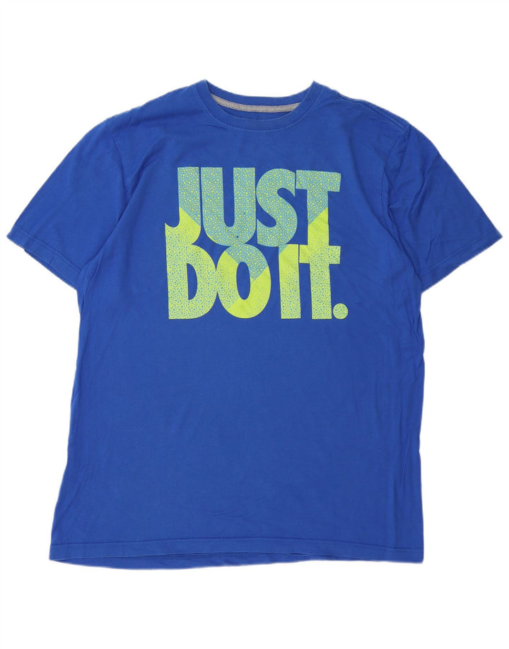 Nike Mens Regular Fit Graphic T-Shirt Top XL Blue