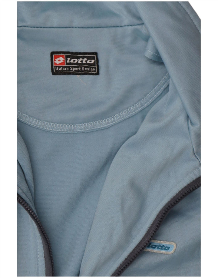 LOTTO Womens Tracksuit Top Jacket UK 20 2XL Blue Colourblock